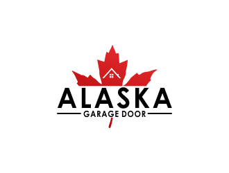 Alaska Garage Door logo design by giphone