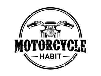 Motorcycle Habit logo design by pollo