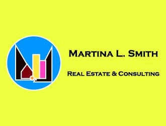 Martina L. Smith Real Estate & Consulting logo design by bulatITA