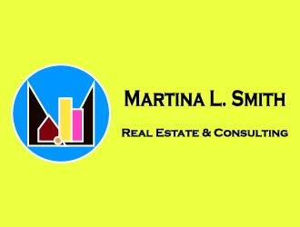 Martina L. Smith Real Estate & Consulting logo design by bulatITA