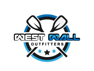 West Wall Outfitters  logo design by samuraiXcreations