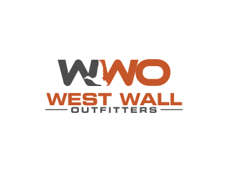 West Wall Outfitters  logo design by akhi