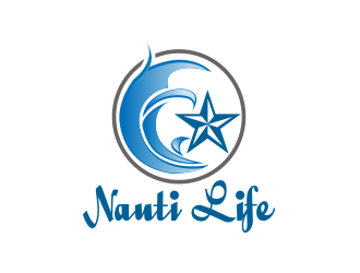 Nauti Life  logo design by Inlogoz
