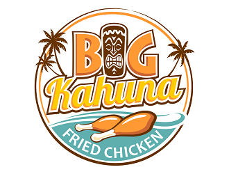 Big Kahuna Fried Chicken logo design by haze