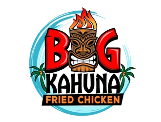 Big Kahuna Fried Chicken logo design by ingepro