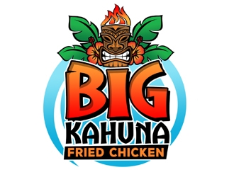 Big Kahuna Fried Chicken logo design by ingepro
