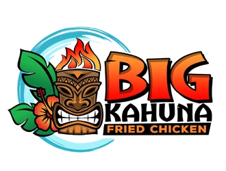 Big Kahuna Fried Chicken logo design by ingepro