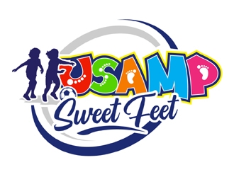 USA Sweet Feet logo design by MAXR