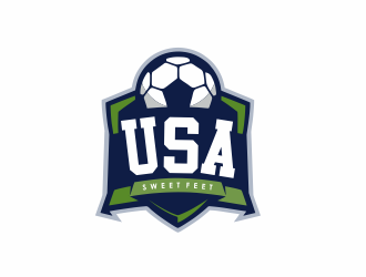USA Sweet Feet logo design by giphone