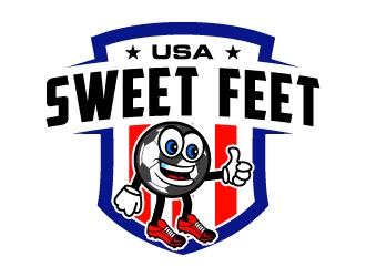 USA Sweet Feet logo design by daywalker