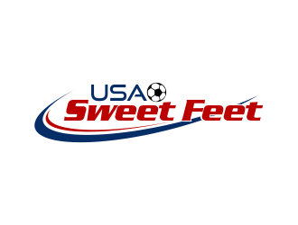 USA Sweet Feet logo design by done