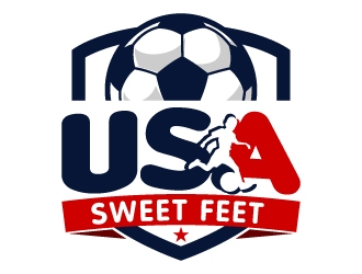 USA Sweet Feet logo design by jaize