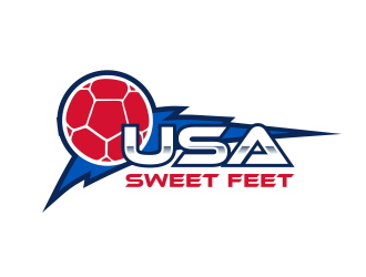 USA Sweet Feet logo design by serprimero
