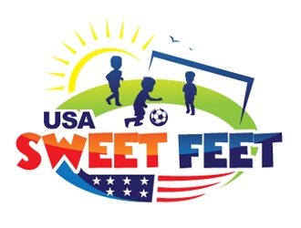 USA Sweet Feet logo design by gogo