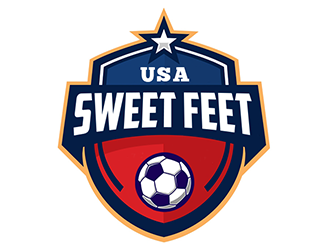 USA Sweet Feet logo design by Optimus