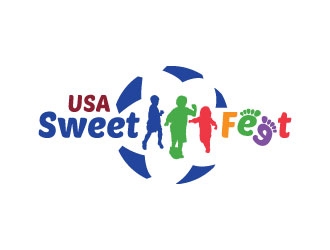 USA Sweet Feet logo design by sanworks