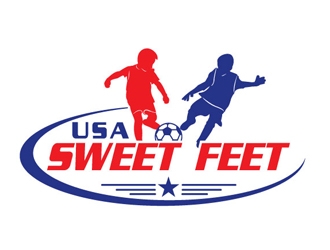 USA Sweet Feet logo design by gogo