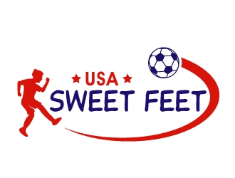 USA Sweet Feet logo design by PMG