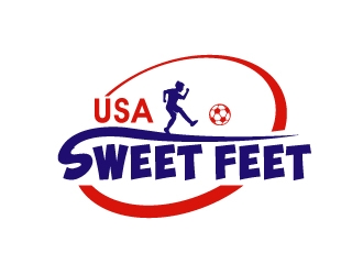 USA Sweet Feet logo design by PMG