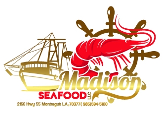 Courtney Seafood Inc logo design by Suvendu