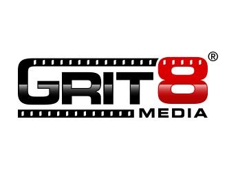 Grit 8 Media logo design by Sibraj