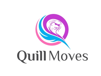 Quill Moves logo design by alfais