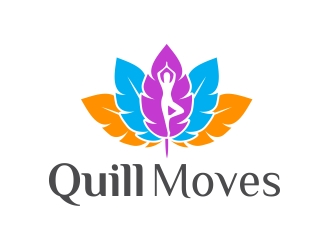 Quill Moves logo design by alfais