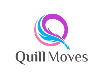 Quill Moves logo design by alfais