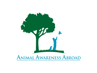 Animal Awareness Abroad logo design by andriandesain