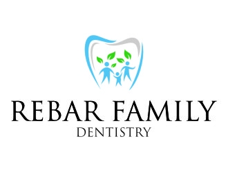 Rebar Family Dentistry logo design by jetzu