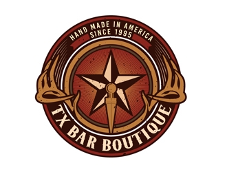 Tx Bar Boutique logo design by DreamLogoDesign