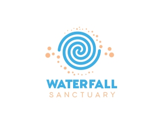 Waterfall Sanctuary logo design by heba
