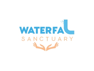 Waterfall Sanctuary logo design by heba
