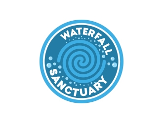 Waterfall Sanctuary logo design by heba