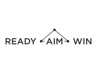 READY • AIM • WIN logo design by dewipadi
