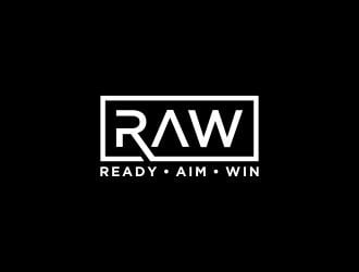 READY • AIM • WIN logo design by bricton