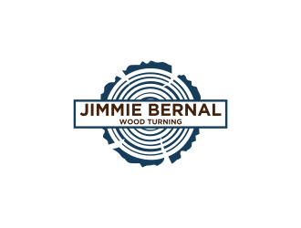 Jimmie Bernal Wood Turning logo design by Purwoko21