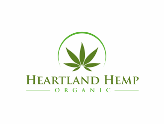 Heartland Hemp Organic logo design by santrie