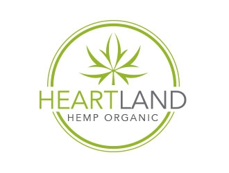 Heartland Hemp Organic logo design by Sorjen