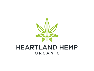 Heartland Hemp Organic logo design by ArRizqu