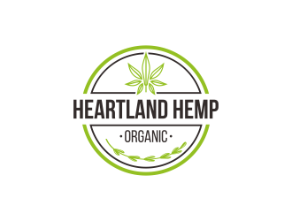 Heartland Hemp Organic logo design by ArRizqu