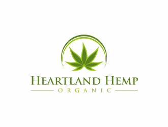 Heartland Hemp Organic logo design by santrie