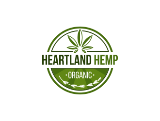 Heartland Hemp Organic logo design by ArRizqu