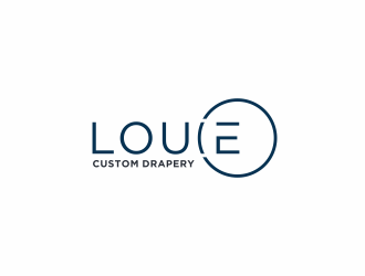 Louie Custom Drapery logo design by santrie