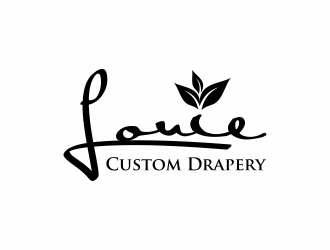 Louie Custom Drapery logo design by santrie