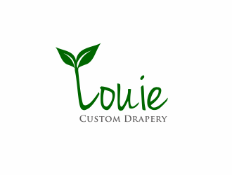 Louie Custom Drapery logo design by santrie
