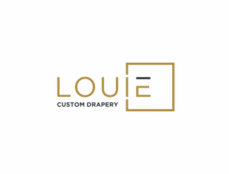 Louie Custom Drapery logo design by santrie