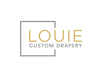 Louie Custom Drapery logo design by lexipej