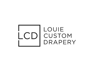 Louie Custom Drapery logo design by ndaru