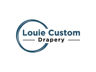 Louie Custom Drapery logo design by wongndeso